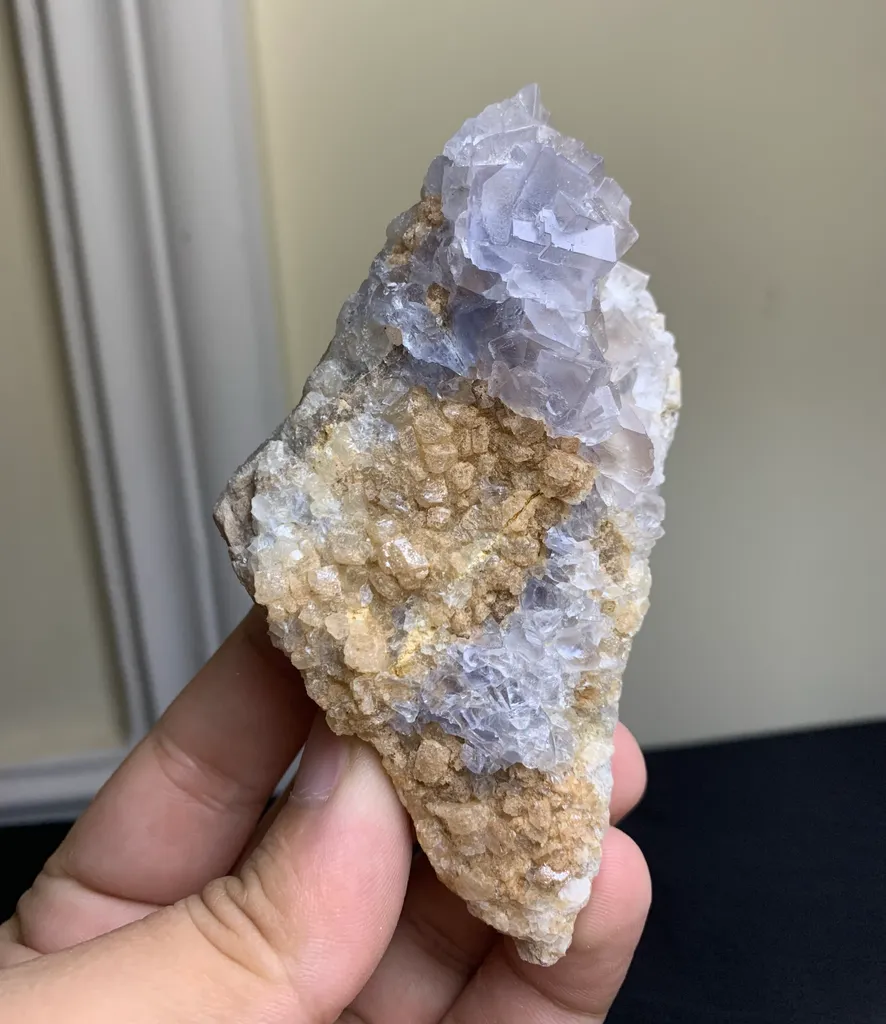 Rare Unique Shape Blue Fluorite Specimen from Pakistan - image 3