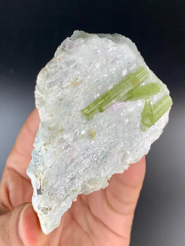 Rare Unique Shape Tourmaline Crystals on Matrix from Afghanistan - image 8