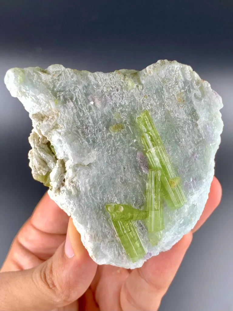 Rare Unique Shape Tourmaline Crystals on Matrix from Afghanistan - image 7