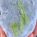 Rare Unique Shape Tourmaline Crystals on Matrix from Afghanistan - image 2