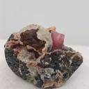 Raspberry red calcite chalcedony - image 2