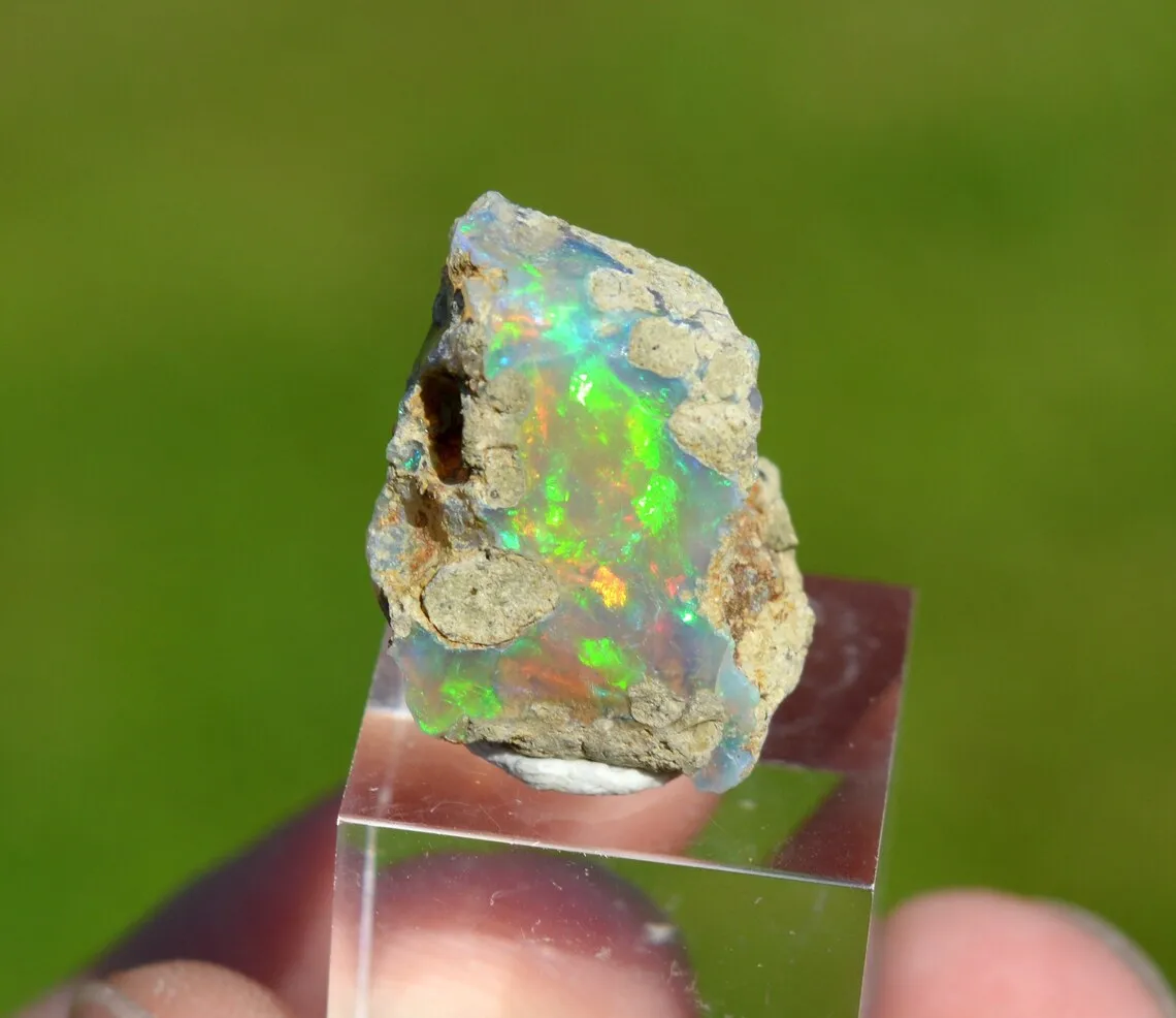 Raw opal - 17.2 carats - South Wollo Zone, Amhara Region, Ethiopia - image 6