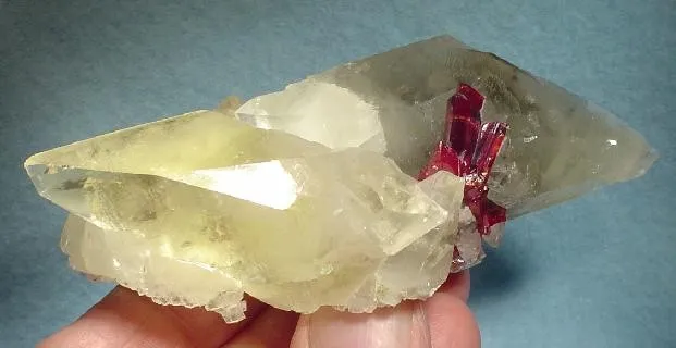 Realgar, Calcite image