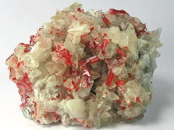 Realgar, Calcite image