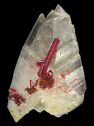 Realgar, Calcite image