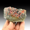 Realgar from Baia Sprie, Maramureș County, Romania - image 1