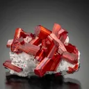 Realgar from Baia Sprie, Maramureș County, Romania - image 1