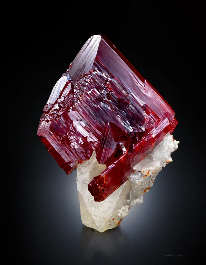 Realgar from China, Hunan, Shimen Mine image