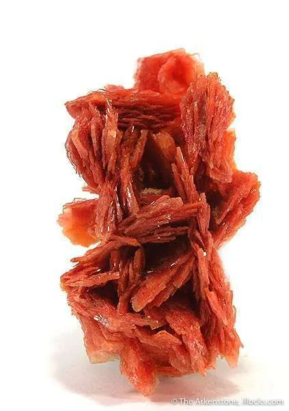 Realgar Included in Baryte image