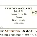 Realgar on Calcite - image 4