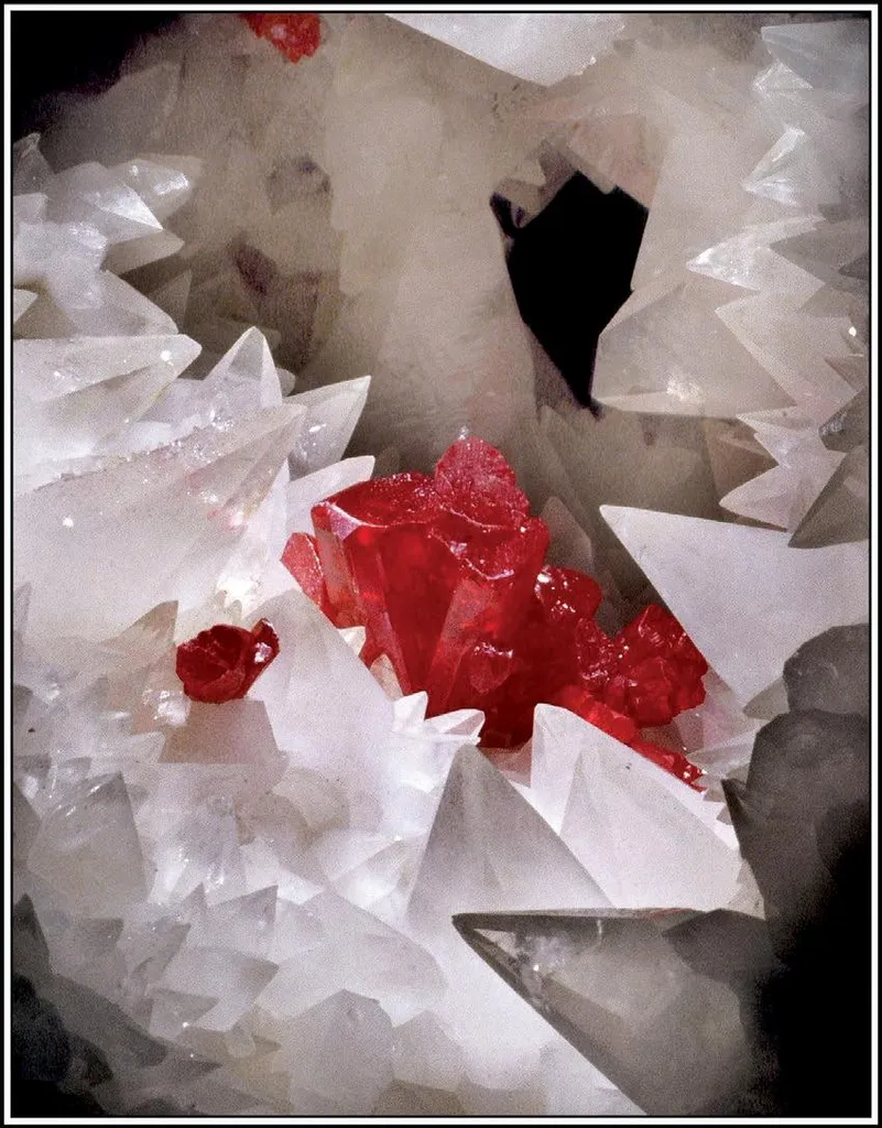 Realgar with Calcite image