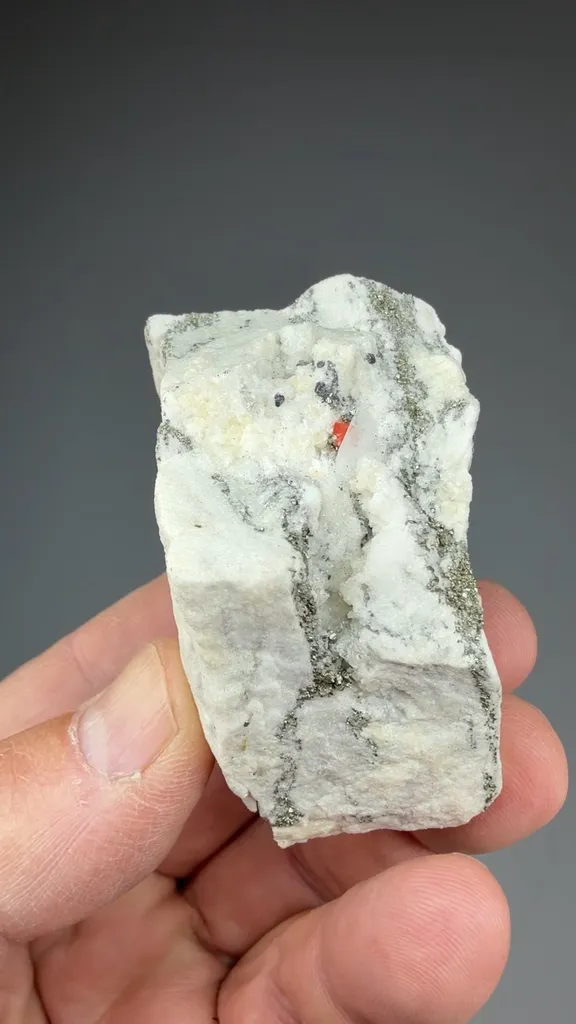 Realgar with Sartorite, Pyrite, Dolomite - image 2