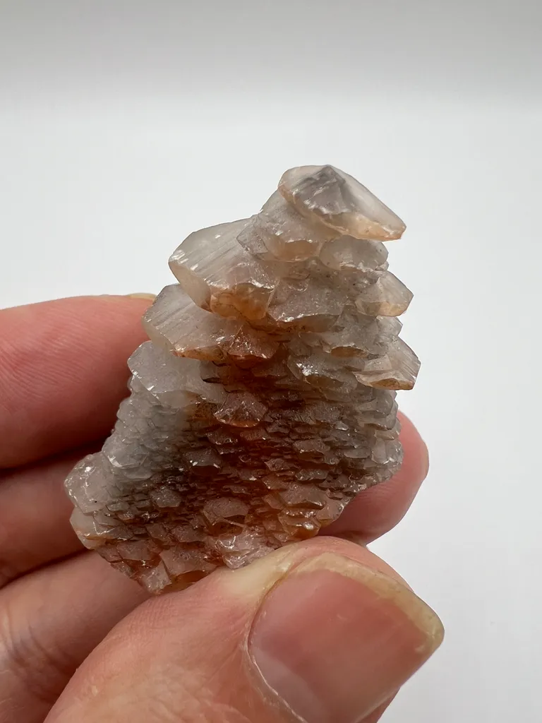 Red and Black Calcite Tower - Hubei - 10049 image
