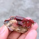 Red Apophyllite Aart  with Stilbite - image 6