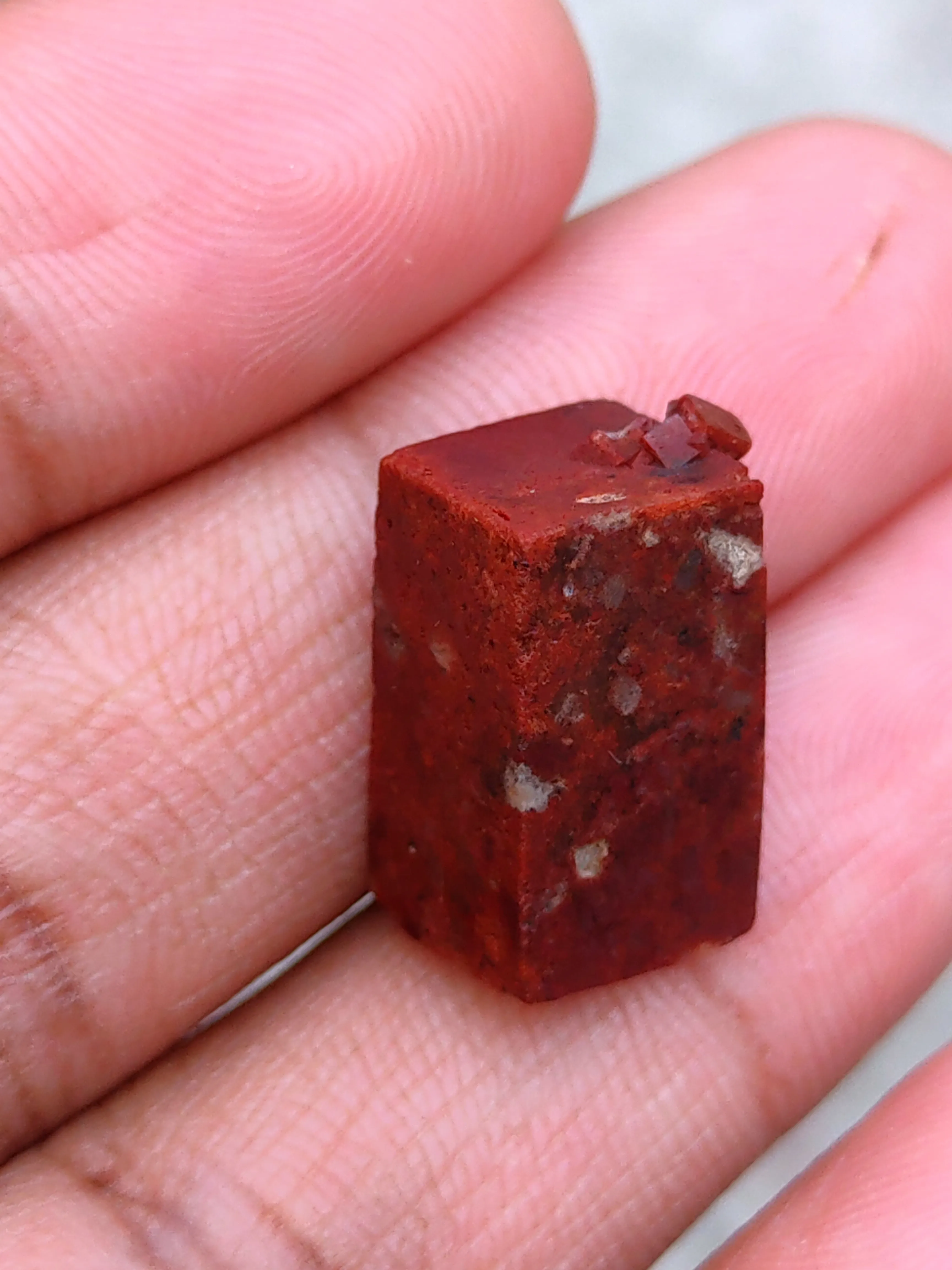 Red Apophyllite Specimen - image 7