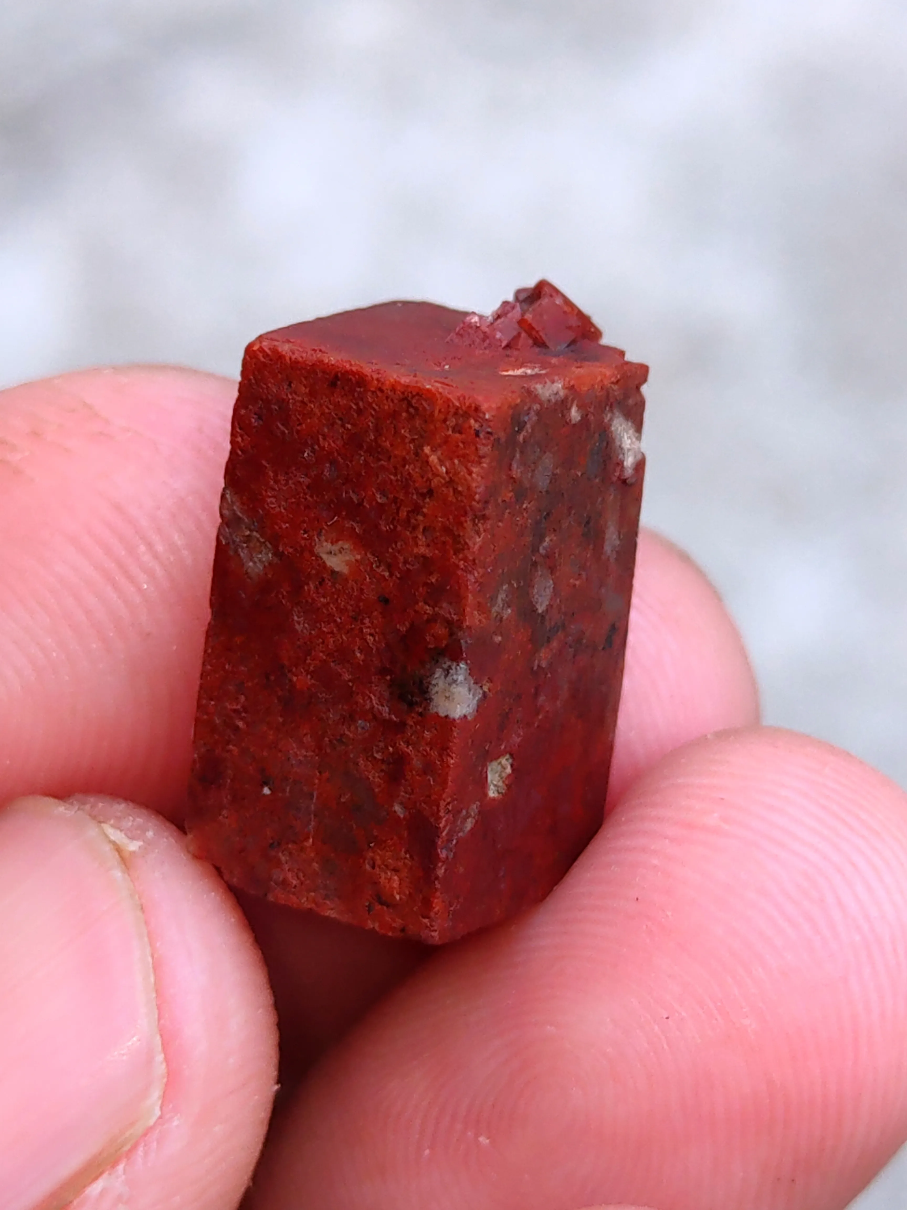Red Apophyllite Specimen - image 2