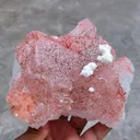 Red Apophyllite with Okenite Natural mineral Specimen - image 8