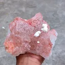 Red Apophyllite with Okenite Natural mineral Specimen - image 3