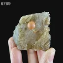 Red Botryoidal Fluorite Ball on Calcite Very Rare Natural Mineral Specimen - image 6