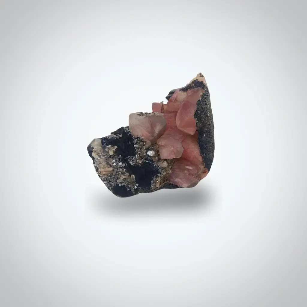 Red Calcite black calcite from India, Madhya Pradesh, Deshgaon - image 4