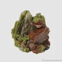 Red Chabazite with Epidote and Quartz - image 1