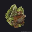 Red Chabazite with Epidote and Quartz - image 5