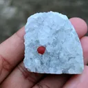 Red Fluorite on Quartz. - image 5