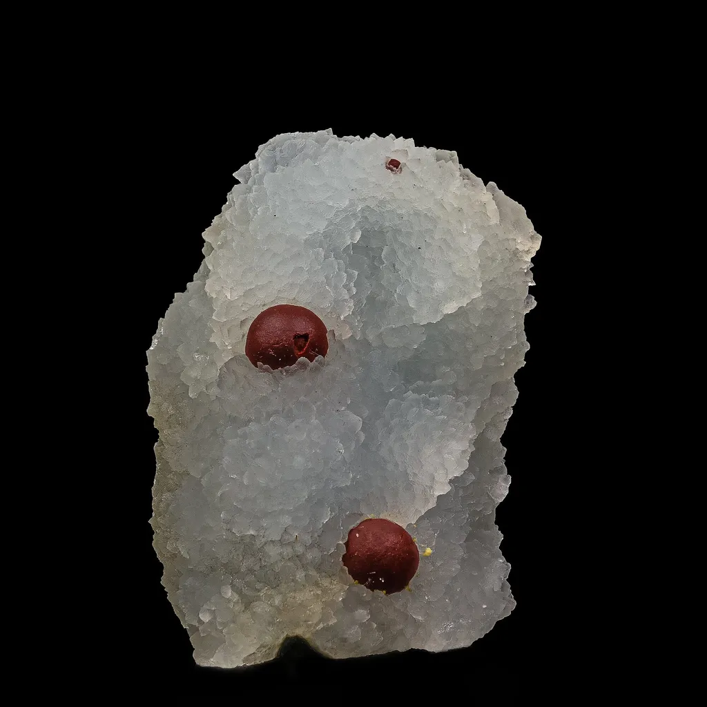 Red Fluorite Rare Natural mineral Specimen image