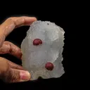 Red Fluorite Rare Natural mineral Specimen - image 4