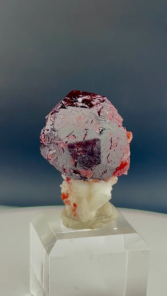 Red Garnet  crystal from Pakistan, image