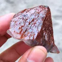Red Hematite Amethyst Crystal - image 3