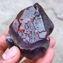 Red Hematite Amethyst Crystal - image 5