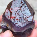 Red Hematite Amethyst Crystal - image 2