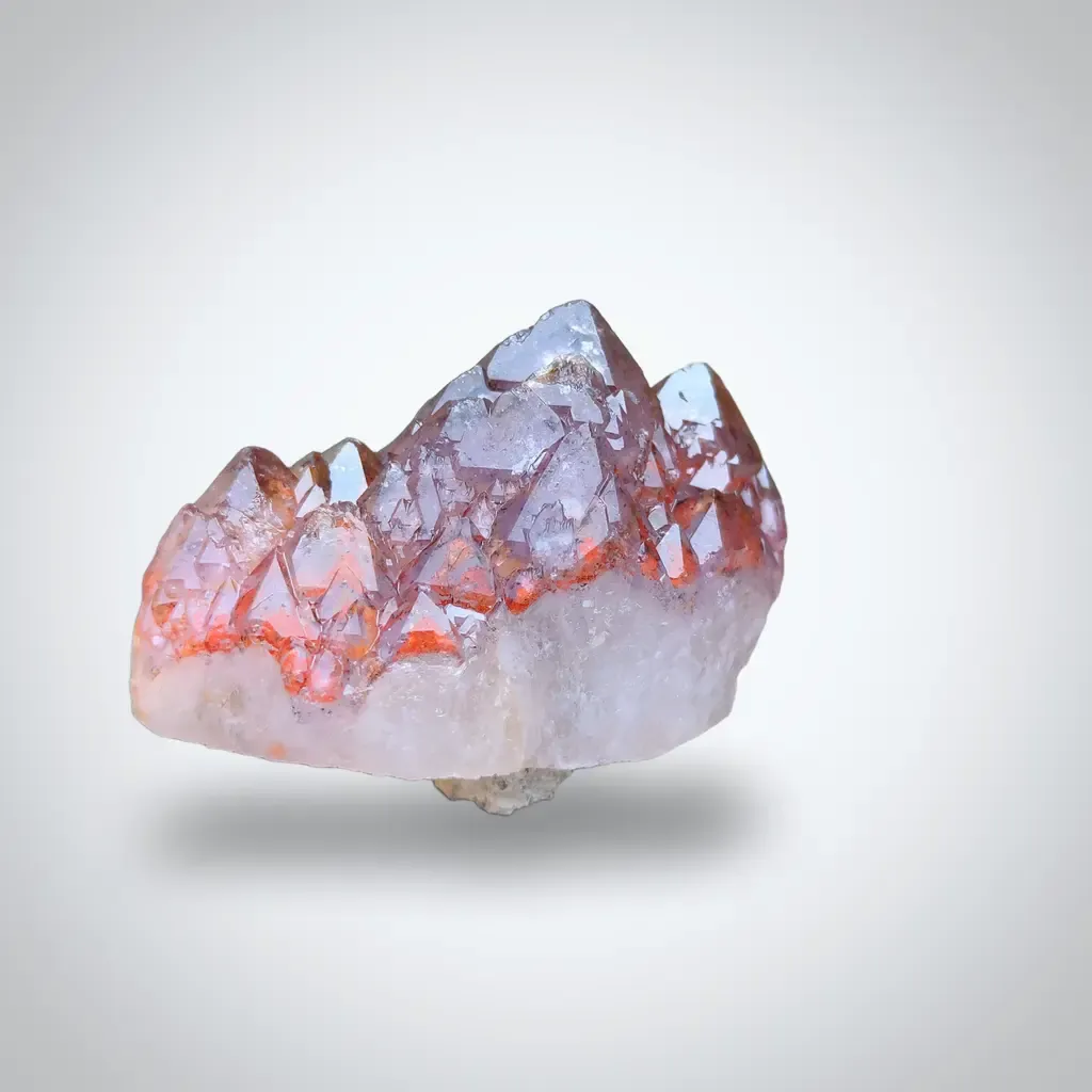 Red Hematite phantom quartz - image 1