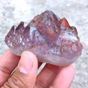Red Hematite phantom quartz - image 2
