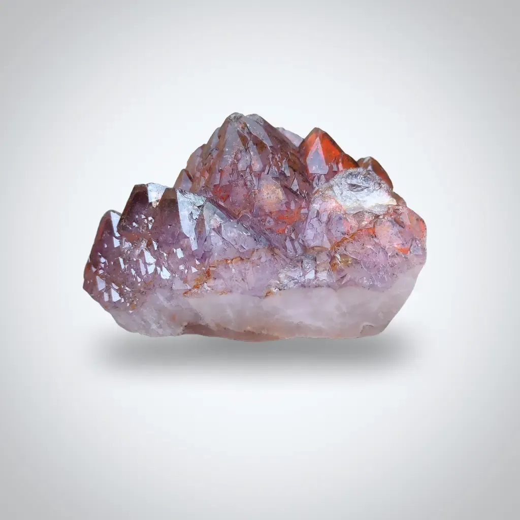 Red Hematite phantom quartz image