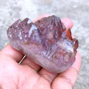 Red Hematite phantom quartz - image 5