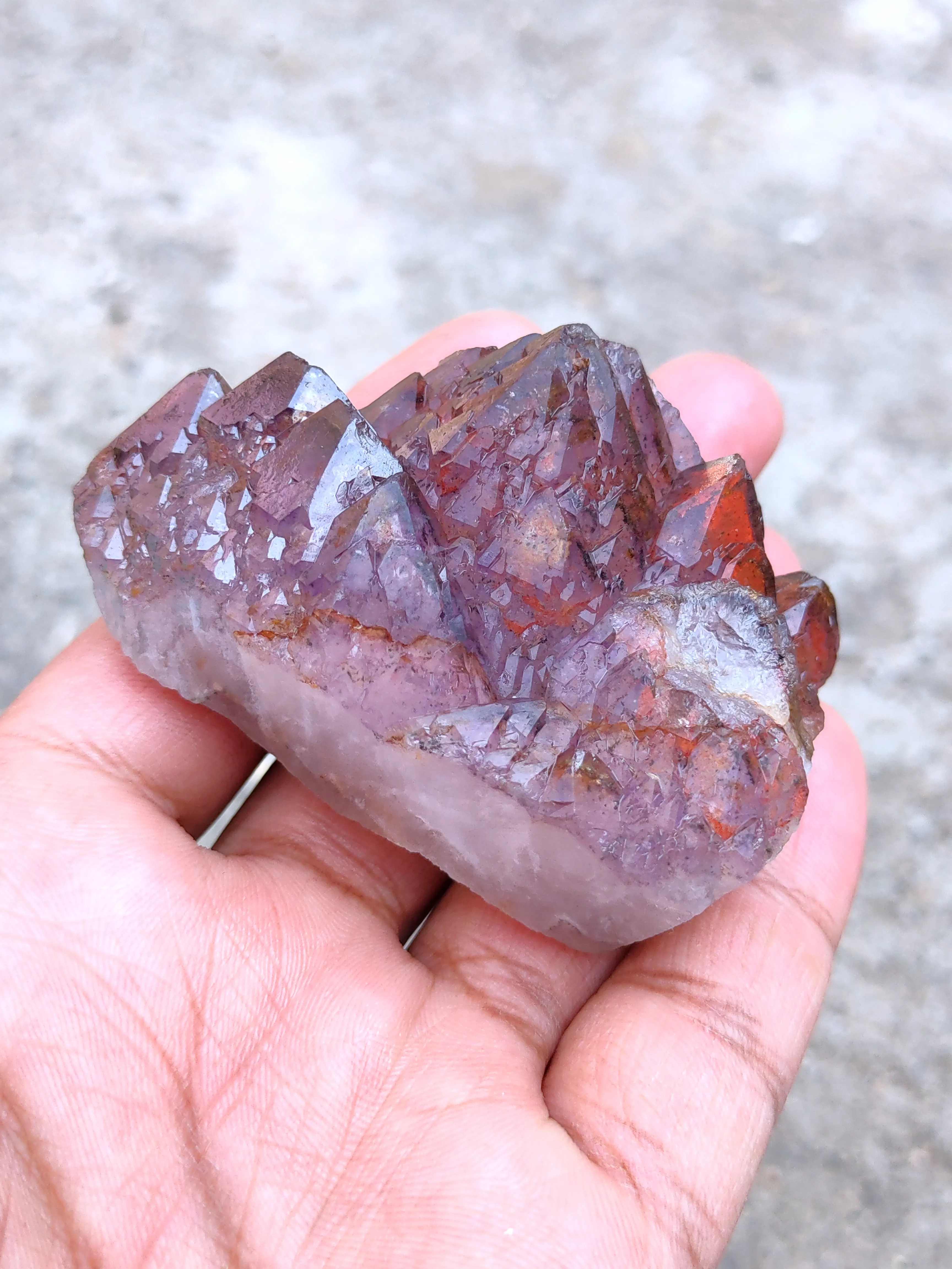 Red Hematite phantom quartz - image 5