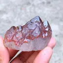Red Hematite phantom quartz - image 2