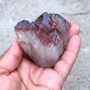 Red Hematite phantom quartz 🌇 Natural minerals specimen - image 5