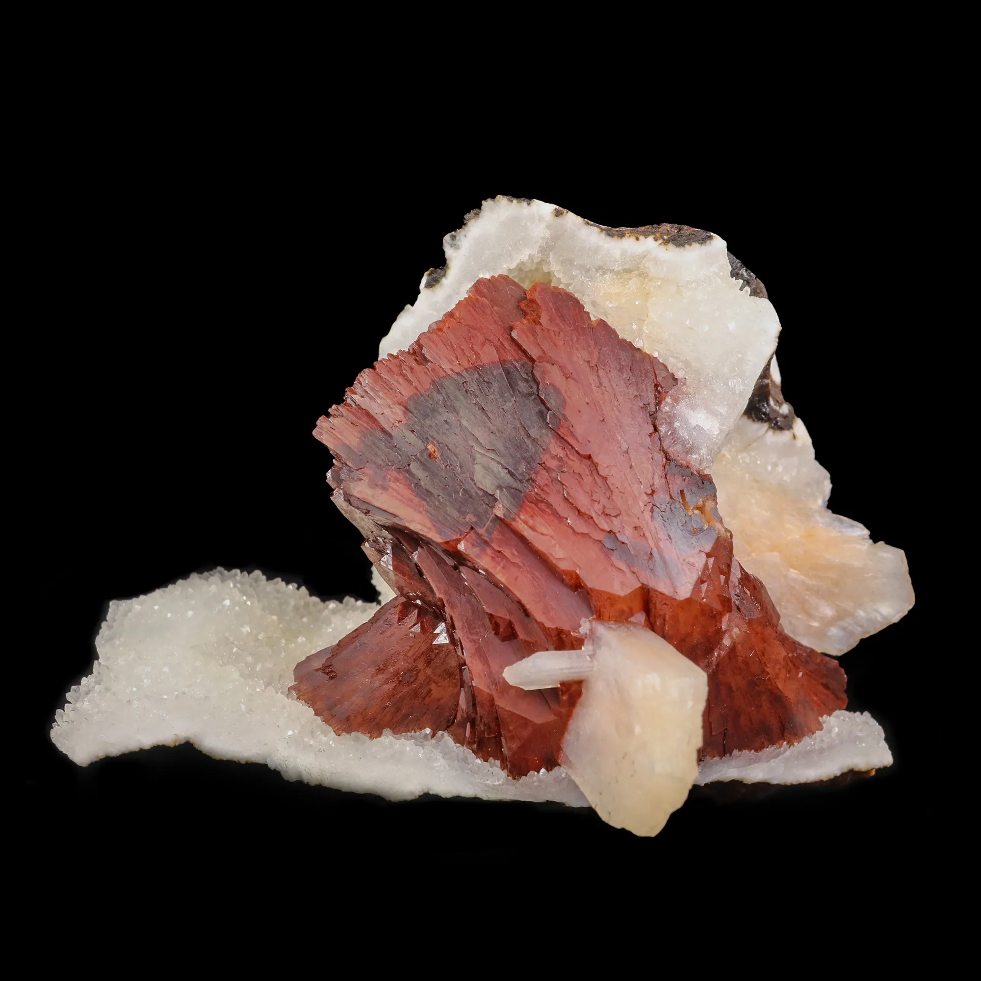 Red Heulandite Natural Mineral Specimen - image 2