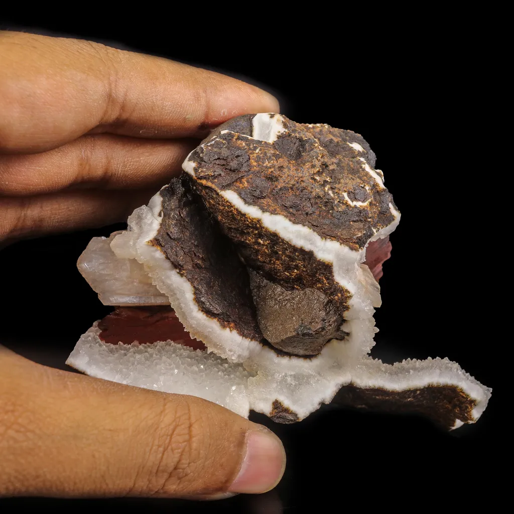 Red Heulandite Natural Mineral Specimen - image 4