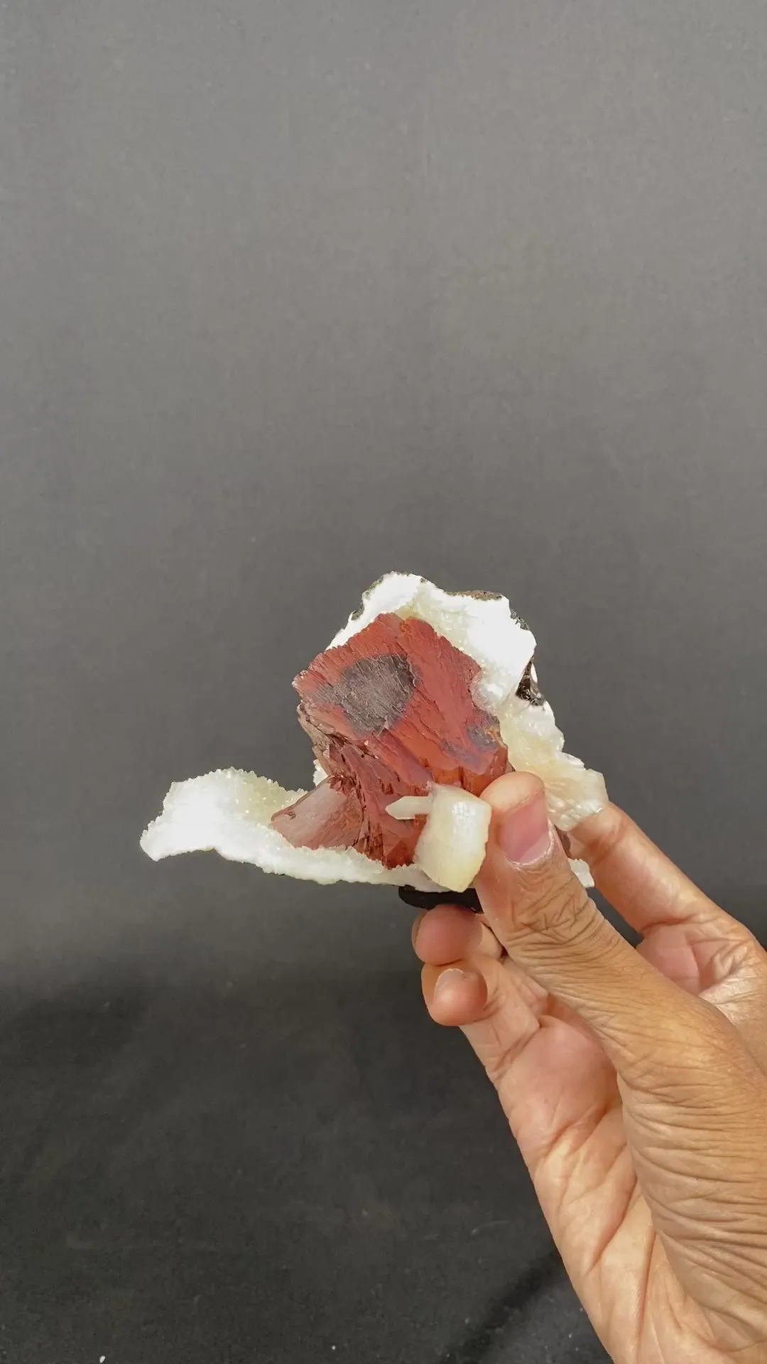 Red Heulandite Natural Mineral Specimen - image 5