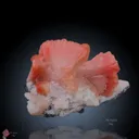 Red Heulandite on prehnte Specimen. - image 1