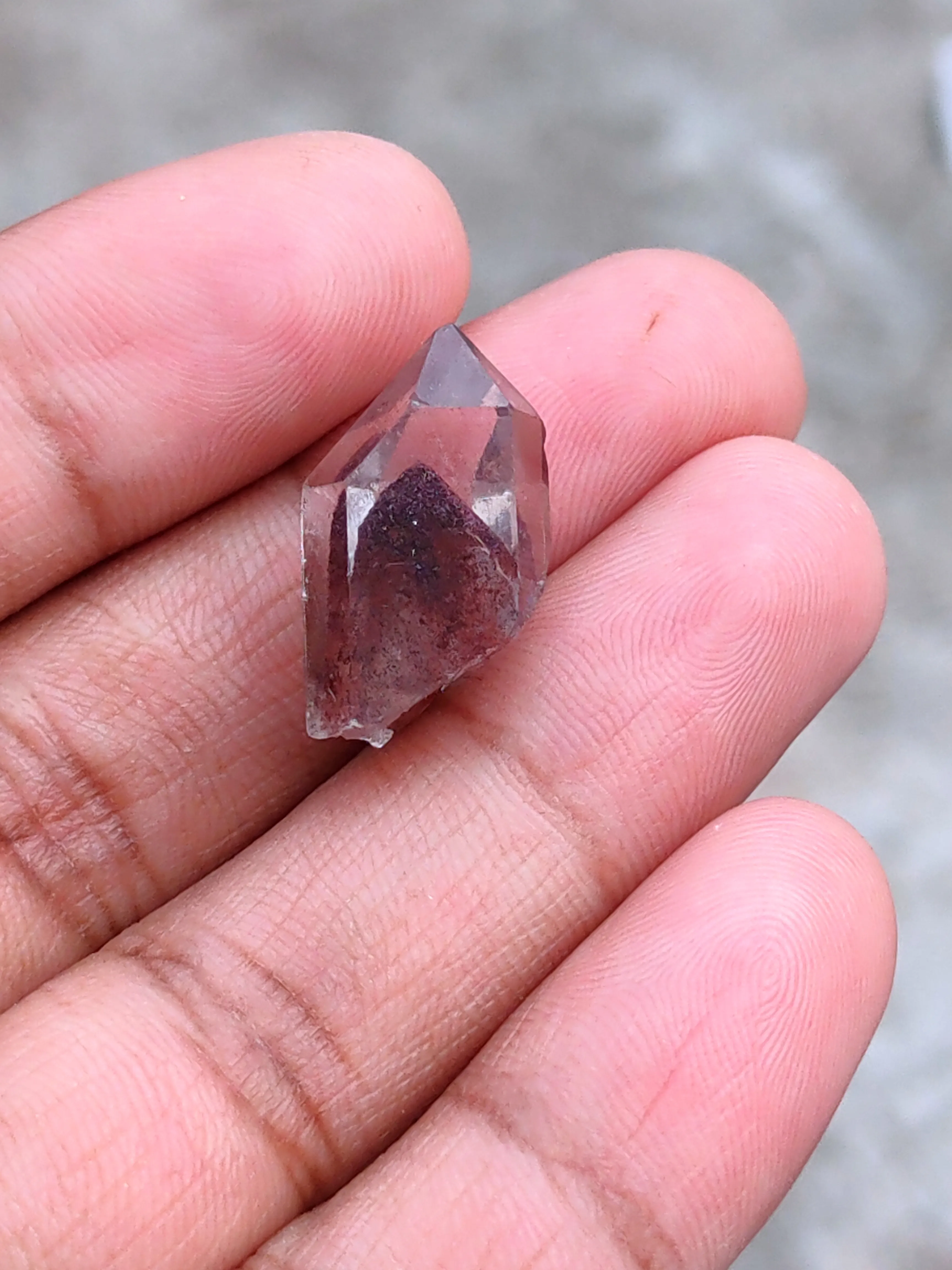 Red phantom Crystal  Natural minerals specimen - image 7