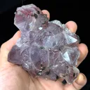 Red Phantom Garden Quartz with Dotted Hematite Inclusions & Epidote Specimen - image 1