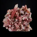 Red Phantom Quartz Cluster Natural Mineral Specimen USA - image 1