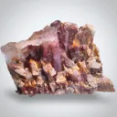 Red Phantom Quartz Sunset Phantom Quartz with Red Hematite - image 1