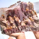 Red Phantom Quartz Sunset Phantom Quartz with Red Hematite - image 5