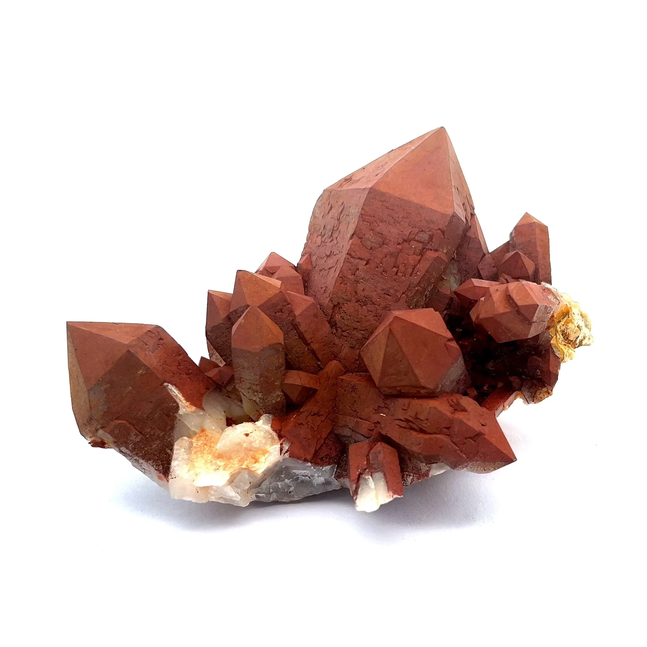 Red Quartz cluster Natural Mineral Specimen - image 6